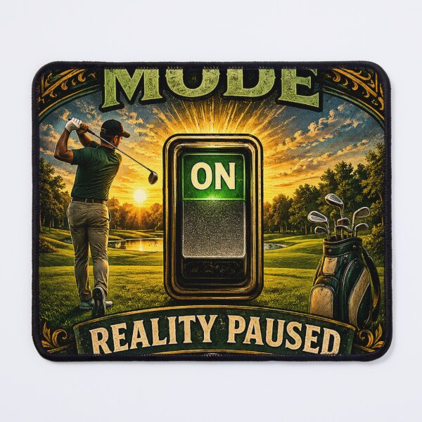 Item preview, Golf Mode ON Reality Paused Vintage Golf Golfer Funny Golfing Design designed and sold by CKADigital.
