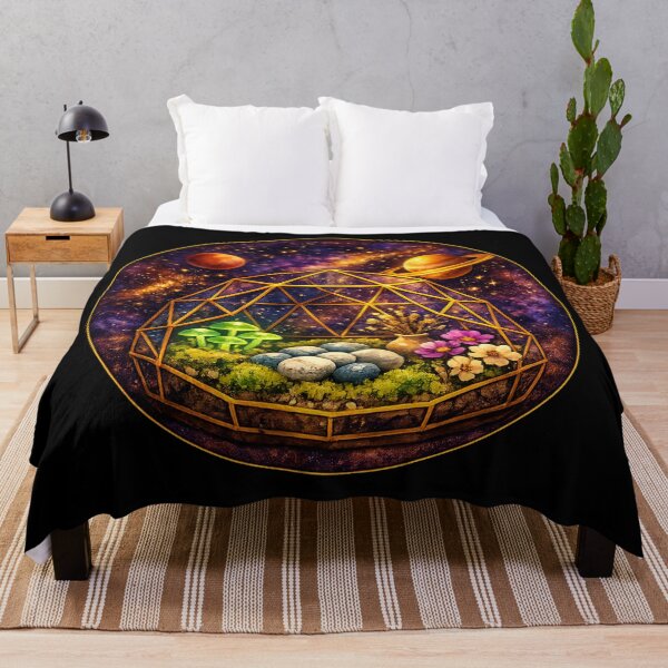 Item preview, Celestial Geodesic Terrarium Illustration designed and sold by ArtoryWorks.