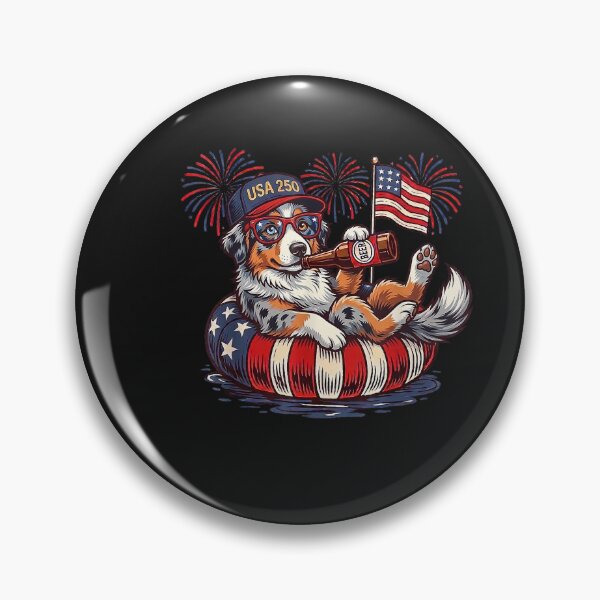 Item preview, Australian Shepherd Dog 250th America Patriotic USA 4th of designed and sold by FrankIsabel.