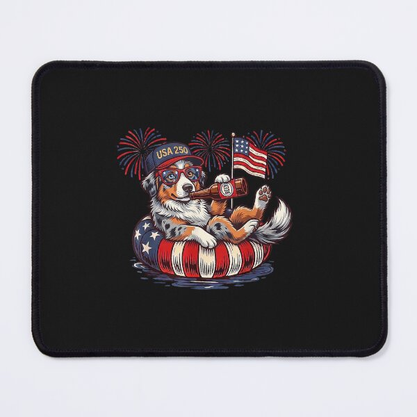 Item preview, Australian Shepherd Dog 250th America Patriotic USA 4th of designed and sold by FrankIsabel.