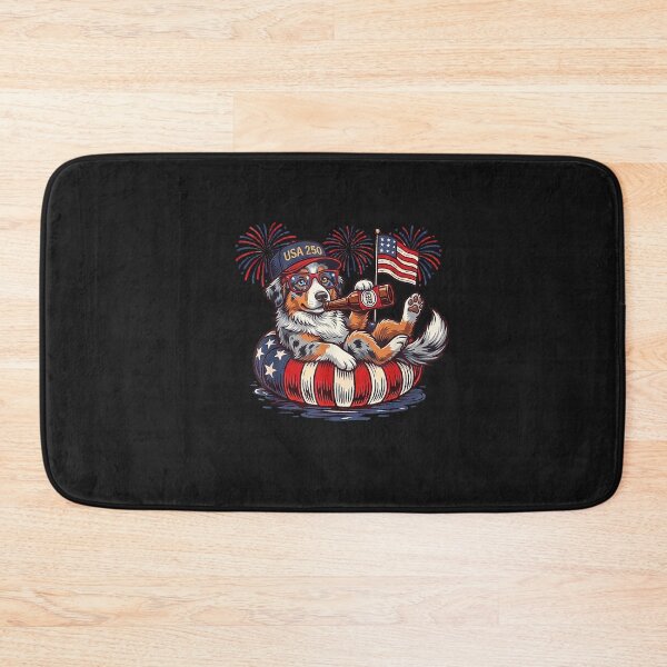 Item preview, Australian Shepherd Dog 250th America Patriotic USA 4th of designed and sold by FrankIsabel.