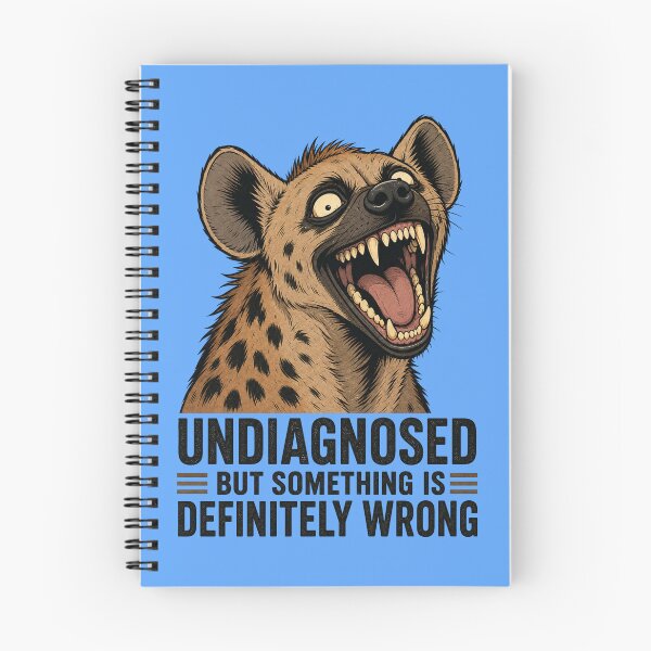 Item preview, Undiagnosed Hyena - Something Is Definitely Wrong designed and sold by ChaosThreadsCo.