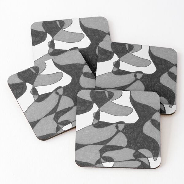 Item preview, Black, White and Gray Abstract designed and sold by Anthony Macaluso.