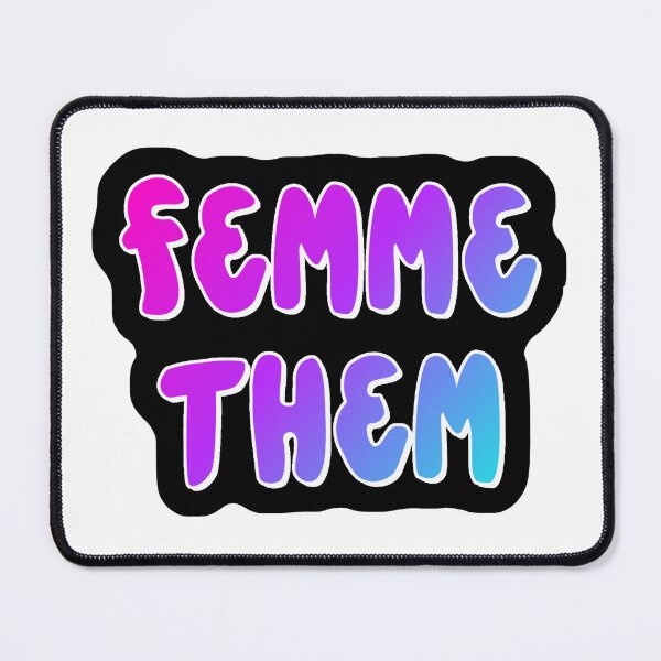 Item preview, Femme Them Pastel Gradient Nonbinary Pride Graphic designed and sold by feralheartsclub.