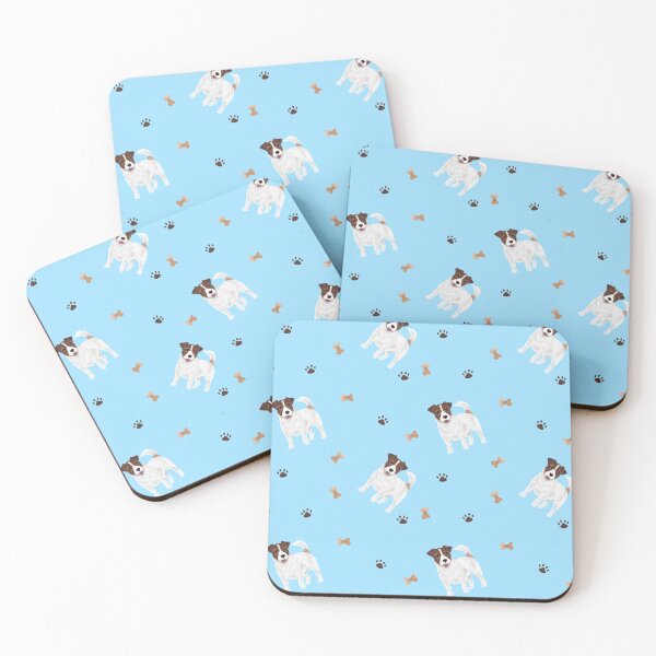 Item preview, Jack Russell Terrier with Paw Prints and Dog Treat Bone | Dog Lover Design designed and sold by yashiki.
