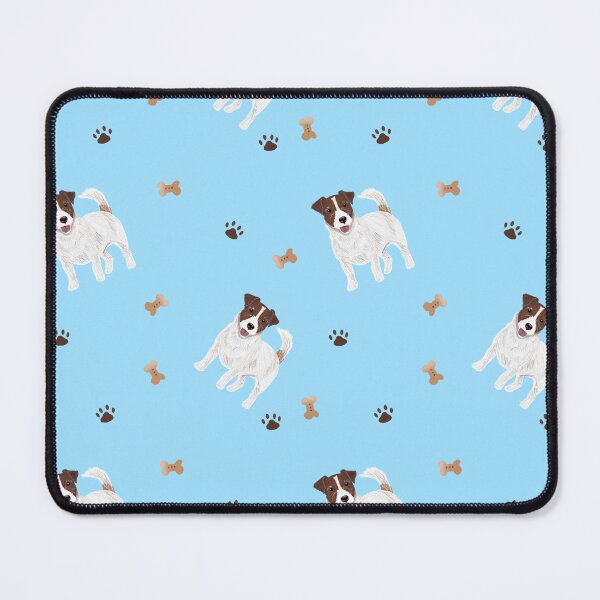 Item preview, Jack Russell Terrier with Paw Prints and Dog Treat Bone | Dog Lover Design designed and sold by yashiki.