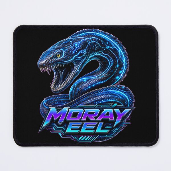 Item preview, Cyberpunk Moray Eel Neon Marine Predator T-Shirt designed and sold by Uglyandcute.