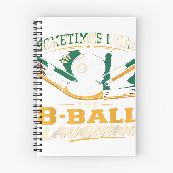 Aperçu de l'œuvre Parfois j'entends la boule 8 rire, T-shirt de billard humoristique_93773084 créée et vendue par Voila-creative.