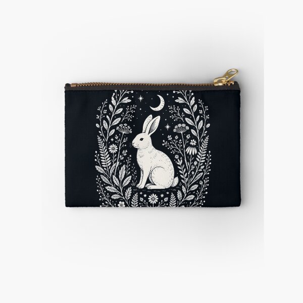 Item preview, Moonlit Hare in a Wildflower Garden designed and sold by Victor Shadehorn.