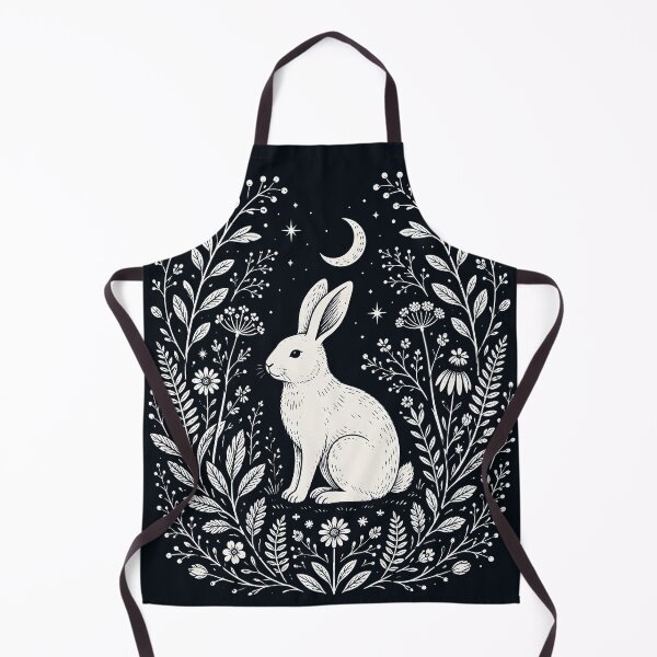 Item preview, Moonlit Hare in a Wildflower Garden designed and sold by Victor Shadehorn.