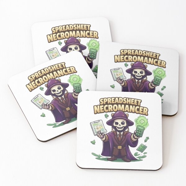 Item preview, Funny Spreadsheet Necromancer Accounting Excel Humor designed and sold by Northern Glow Art.