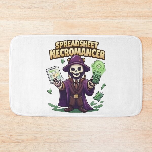 Item preview, Funny Spreadsheet Necromancer Accounting Excel Humor designed and sold by Northern Glow Art.