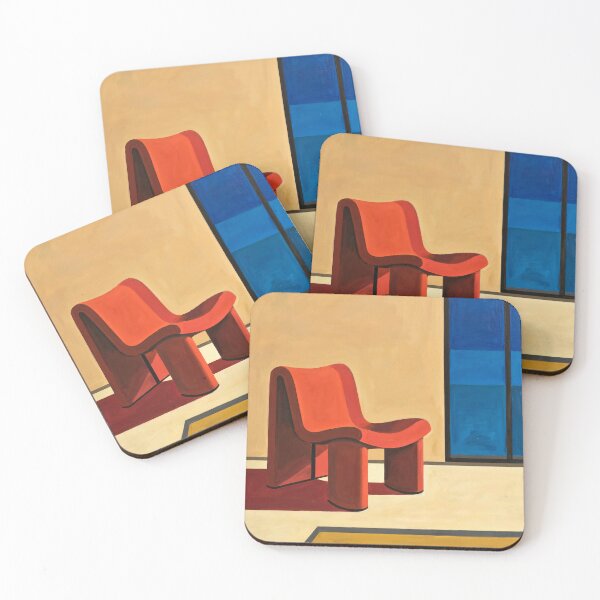 Item preview, Quiet Room | Modern Art | Red Chair  designed and sold by Moodzu.