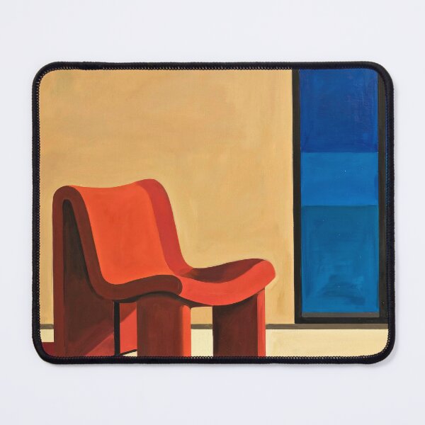 Item preview, Quiet Room | Modern Art | Red Chair designed and sold by Moodzu.