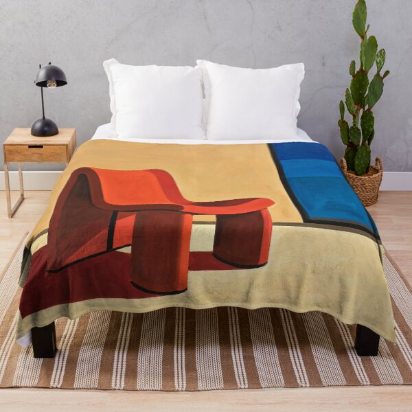 Item preview, Quiet Room | Modern Art | Red Chair designed and sold by Moodzu.