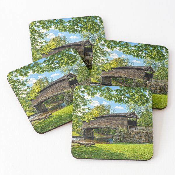 Item preview, Humpback Covered Bridge designed and sold by gotucoveredart.