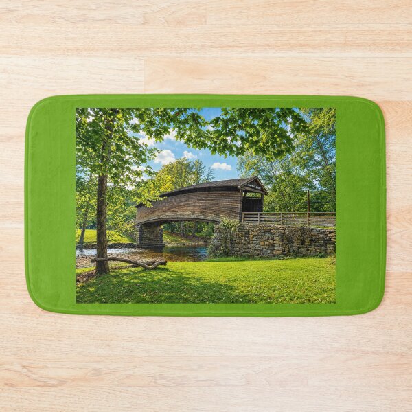 Item preview, Humpback Covered Bridge designed and sold by gotucoveredart.