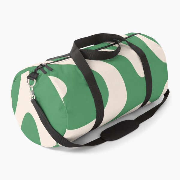 Item preview, Retro Modern Liquid Swirl Green and Cream Groovy Abstract Pattern designed and sold by kierkegaard.