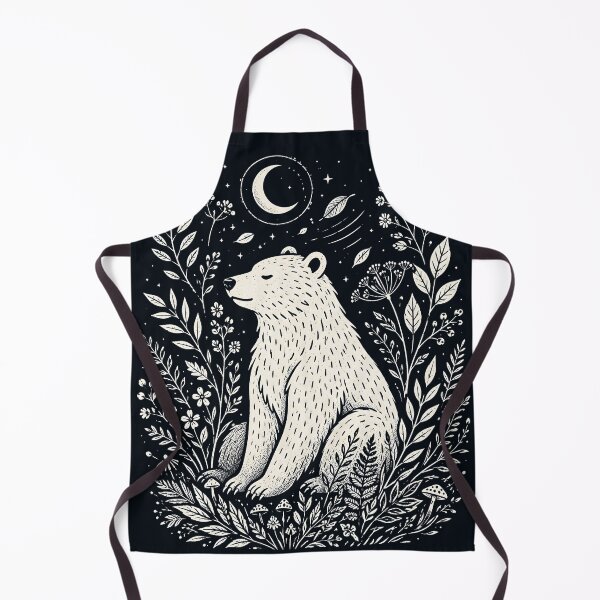 Item preview, Moonlit Bear in the Enchanted Woodland designed and sold by Victor Shadehorn.