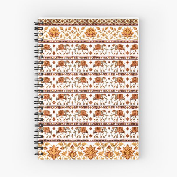 Item preview, Traditional Thai Mudmee Elephant Textile Pattern designed and sold by redSeamless.