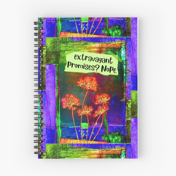 Item preview, Alcoholics Anonymous, The Promises inspired rcovery design, colorful floral design designed and sold by OmStudioz .
