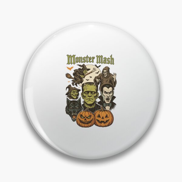 Item preview, Mash Monster Classic Universal Monsters Halloween Vintage Horror designed and sold by nojany.