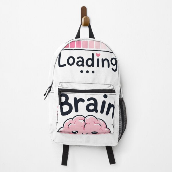 Item preview, Brain Loading Cute Kawaii Sticker | Funny Study & Coding Motivation | Adorable Pink Brain Cartoon designed and sold by Sanika arts .