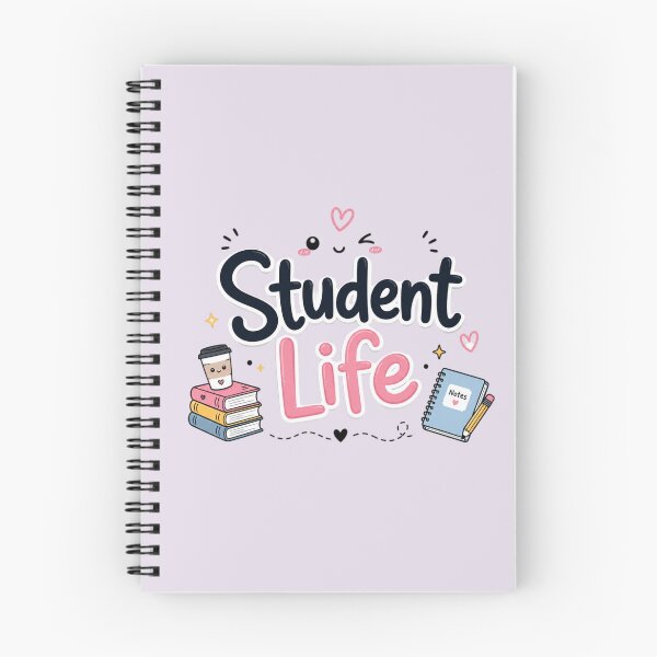 Item preview, Cute Student Life Kawaii Study Quote Sticker | Aesthetic School Motivation | Books & Coffee Cartoon Design designed and sold by Sanika arts .