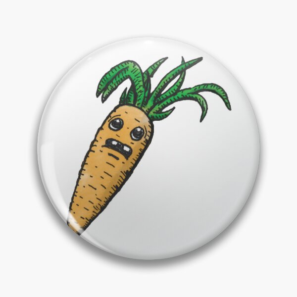 Item preview, Carrot Color Funny Crazy Eyes Vegetable Cartoon Art designed and sold by Dumbgoblin.