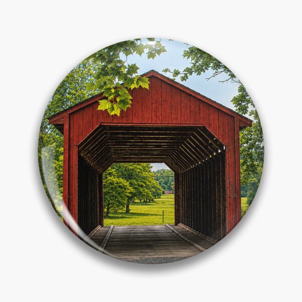 Item preview, Runion Creek Covered Bridge designed and sold by gotucoveredart.