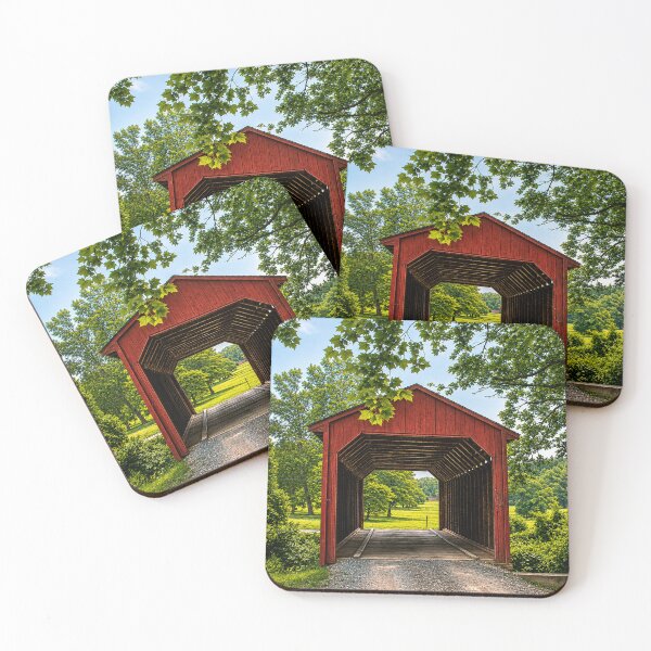 Item preview, Runion Creek Covered Bridge designed and sold by gotucoveredart.