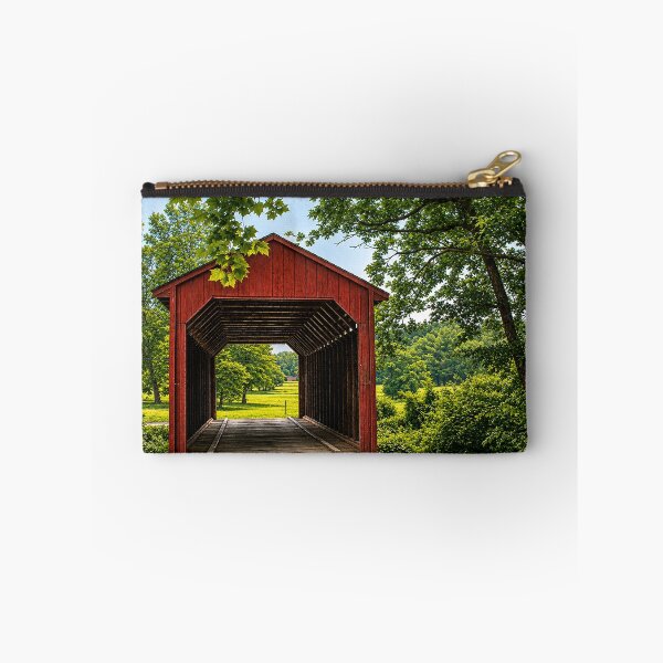Item preview, Runion Creek Covered Bridge designed and sold by gotucoveredart.
