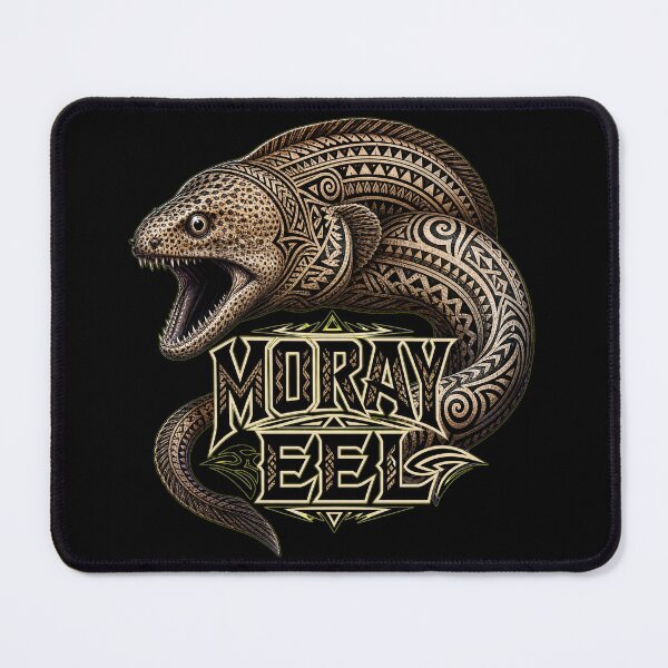 Item preview, Tribal Moray Eel Polynesian Marine Tattoo Design designed and sold by Uglyandcute.