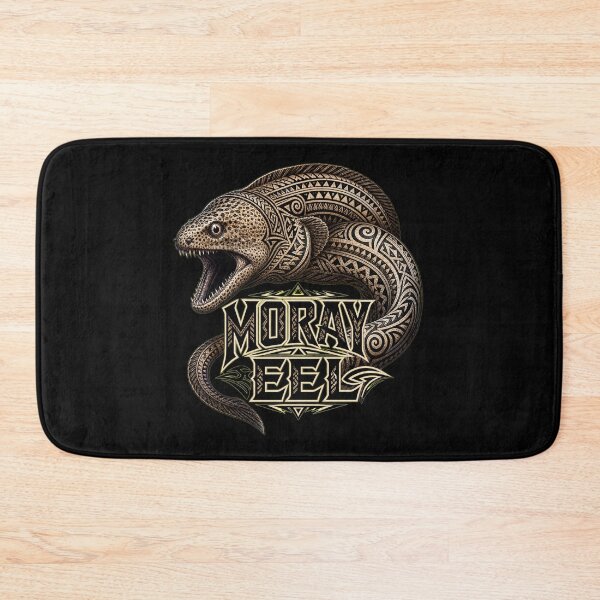 Item preview, Tribal Moray Eel Polynesian Marine Tattoo Design designed and sold by Uglyandcute.