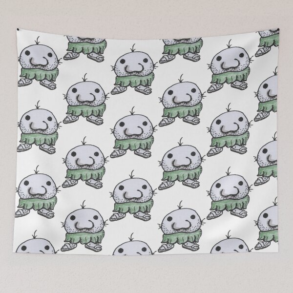 Item preview, Saturn Skirt Funny Cute Alien Space Monster Design designed and sold by Dumbgoblin.