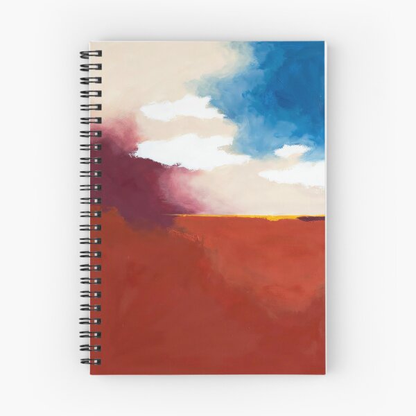 Item preview, Red Horizon Abstract Landscape designed and sold by Moodzu.