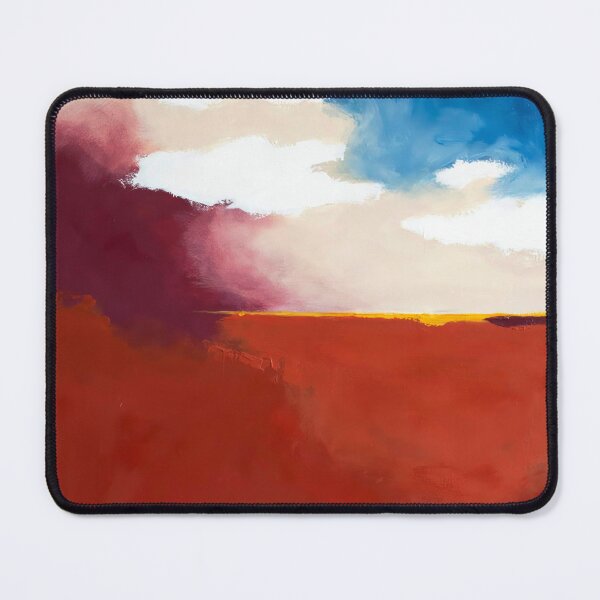 Item preview, Red Horizon Abstract Landscape designed and sold by Moodzu.