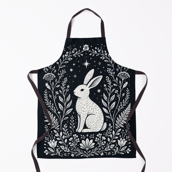 Item preview, Celestial Hare in the Midnight Wildflower Garden designed and sold by Victor Shadehorn.