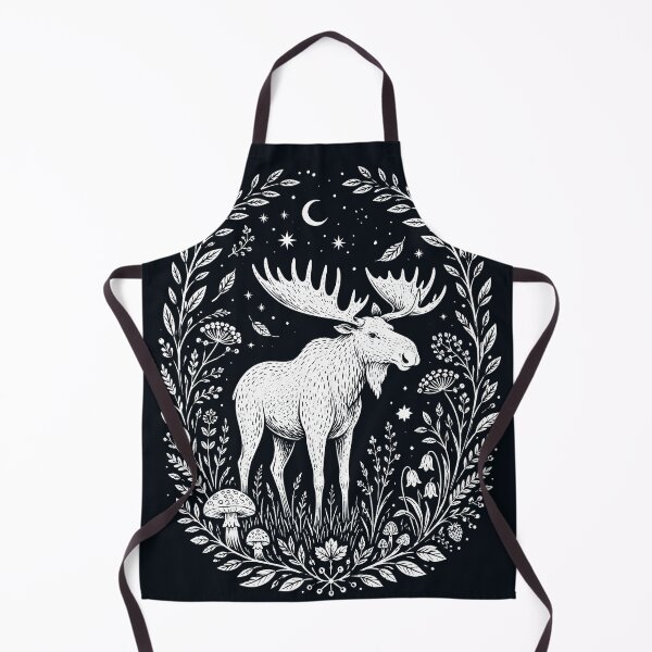 Item preview, Moonlit Moose in the Enchanted Forest designed and sold by Victor Shadehorn.