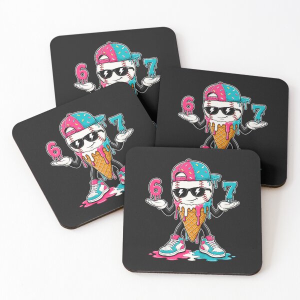 Item preview, Baseball Drip 67 Boys 6 7 Baseball Ice Cream Drip Kids Boys designed and sold by FrankIsabel.