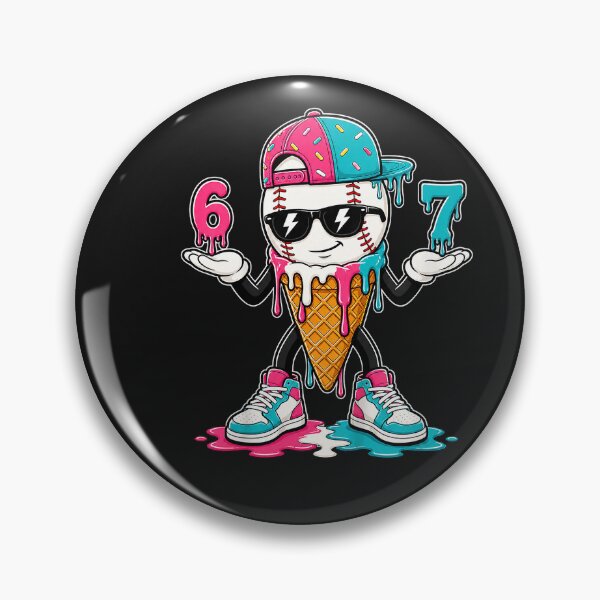 Item preview, Baseball Drip 67 Boys 6 7 Baseball Ice Cream Drip Kids Boys designed and sold by FrankIsabel.