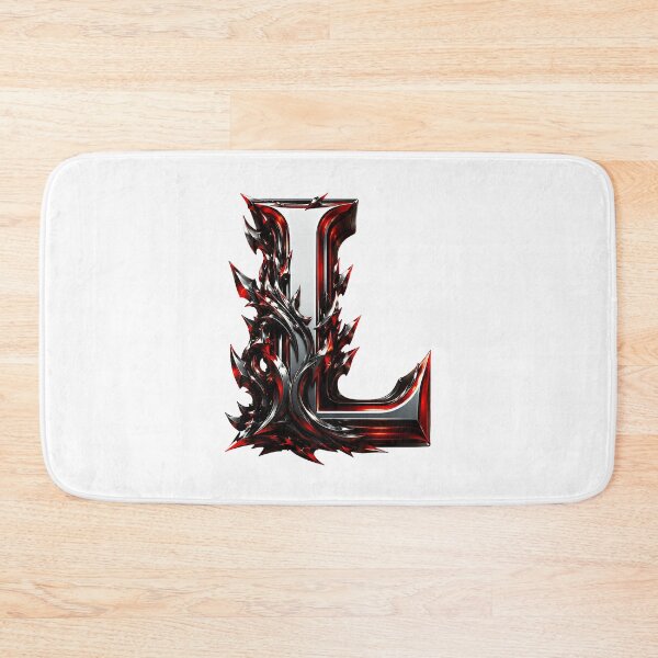 Item preview, Crimson Steel Alphabet of Power Letter L designed and sold by BlissBlvdShop.