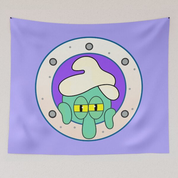 Item preview, Squidward tentacles window designed and sold by DibujandoPorfa.
