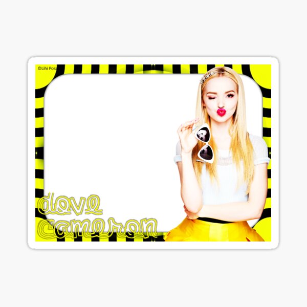 Dove Cameron - Blank Label Sticker