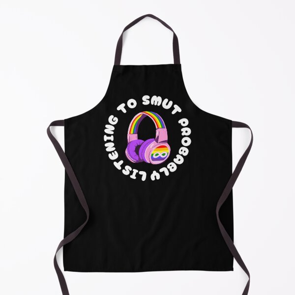 Item preview, Listening to Smut Probably Rainbow Headphones Graphic designed and sold by feralheartsclub.