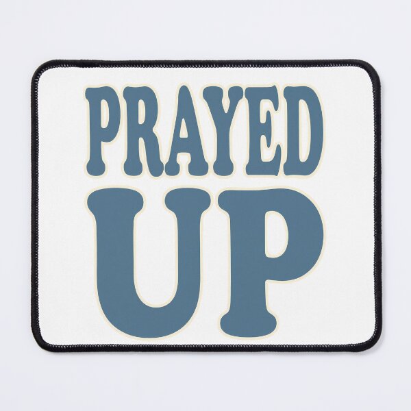 Item preview, Prayed Up Bold Bubble Letter Christian Shirt designed and sold by Gente De Loca.