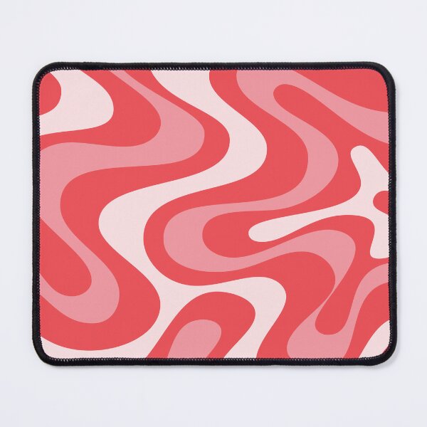 Item preview, Liquid Swirl Retro Abstract in pinks  tones, Light Blush, Cream, and White designed and sold by Differenceee.