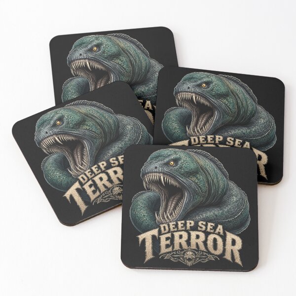 Item preview, Deep Sea Horror Moray Eel Vintage Marine Monster T-Shirt designed and sold by Uglyandcute.