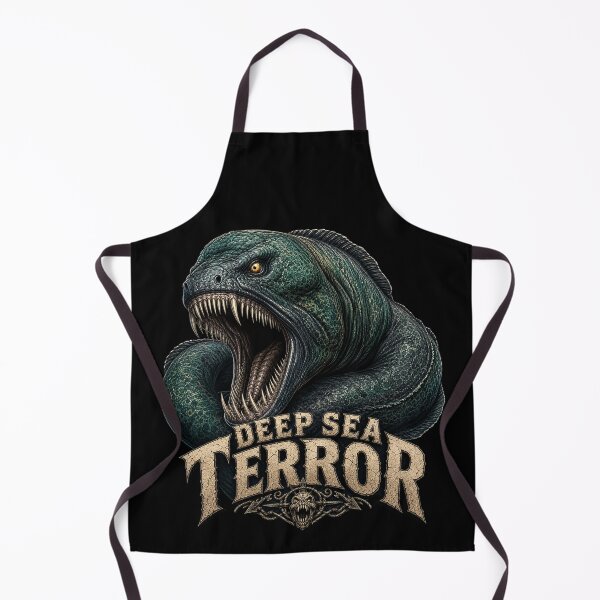 Item preview, Deep Sea Horror Moray Eel Vintage Marine Monster T-Shirt designed and sold by Uglyandcute.