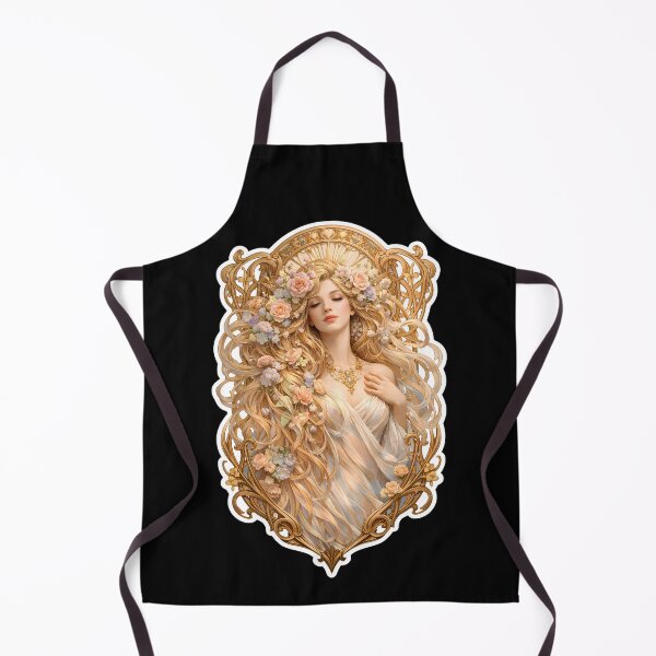 Item preview, Elegant Pastel Art Nouveau Floral Aesthetic Illustration designed and sold by ShopAndFun.